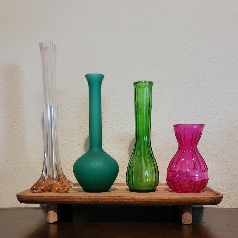 Colorful Glass Vase Set - Picture 2 of 6